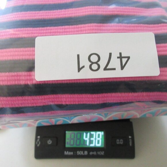 Lilly Pulitzer Brielle Dress Mini XXS Pink Striped Fit & Flare Cotton Blend 438 - Picture 12 of 12